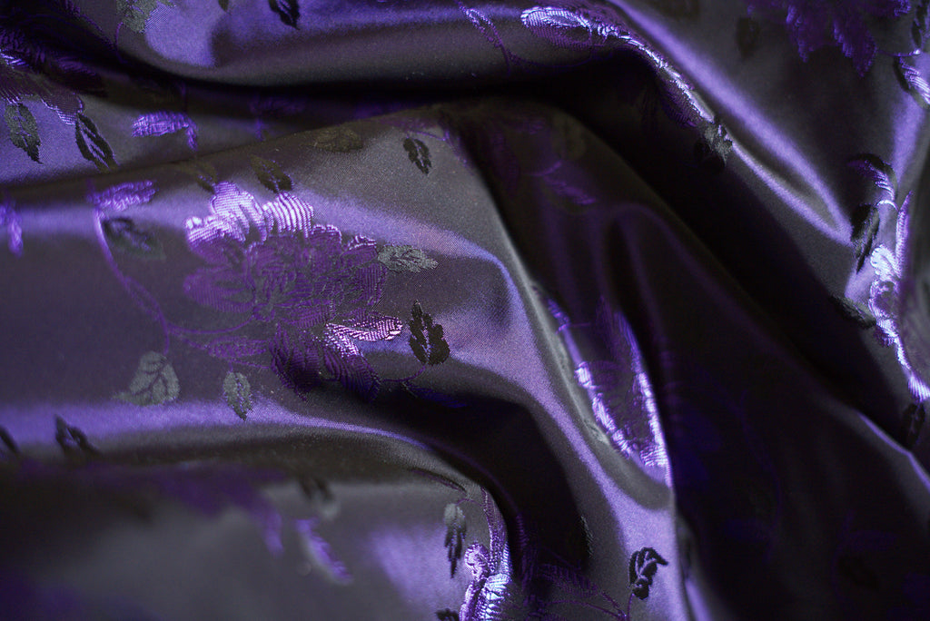 Setificato Floreale Viola  H 140 CM - 10 cm