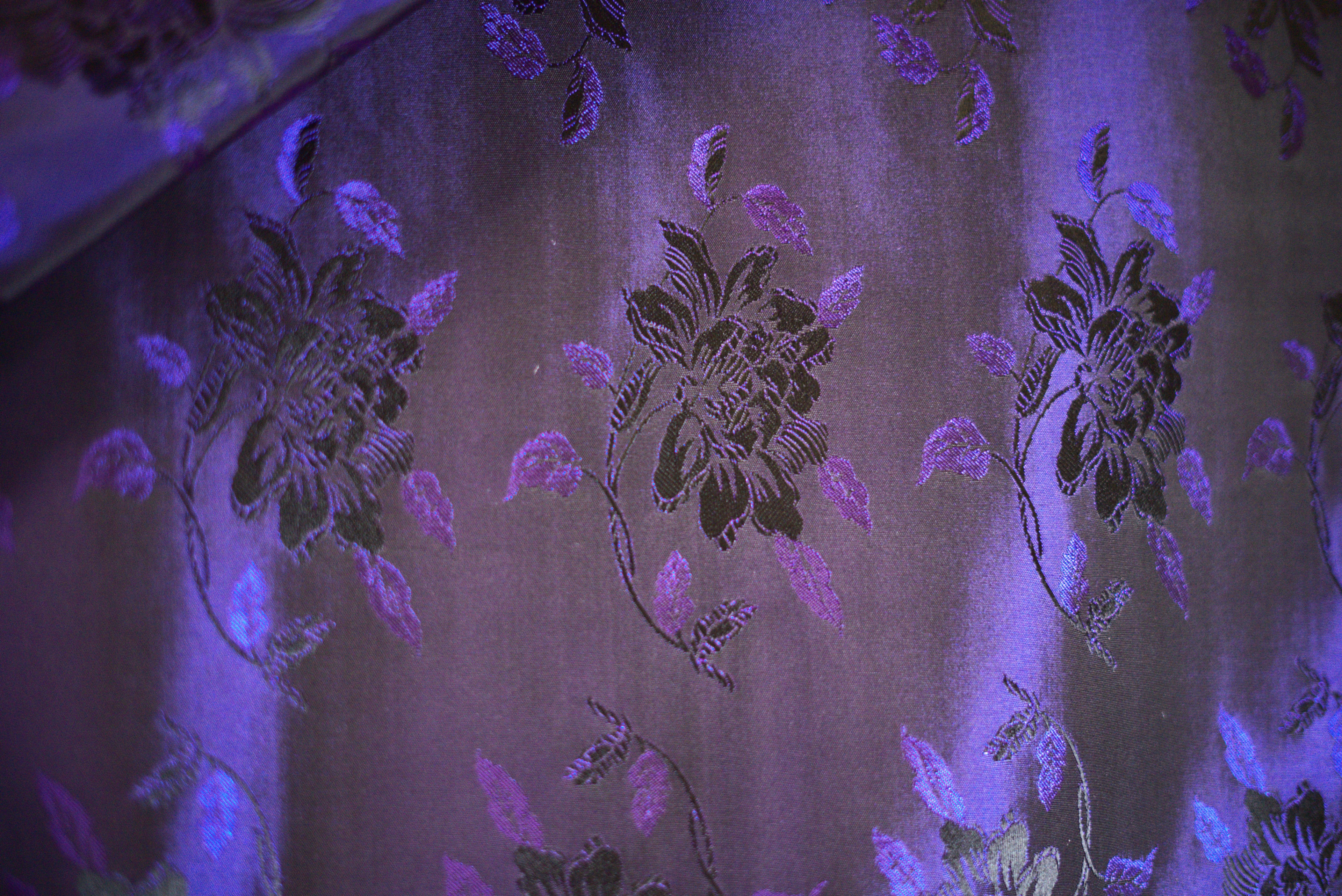 Setificato Floreale Viola  H 140 CM - 10 cm