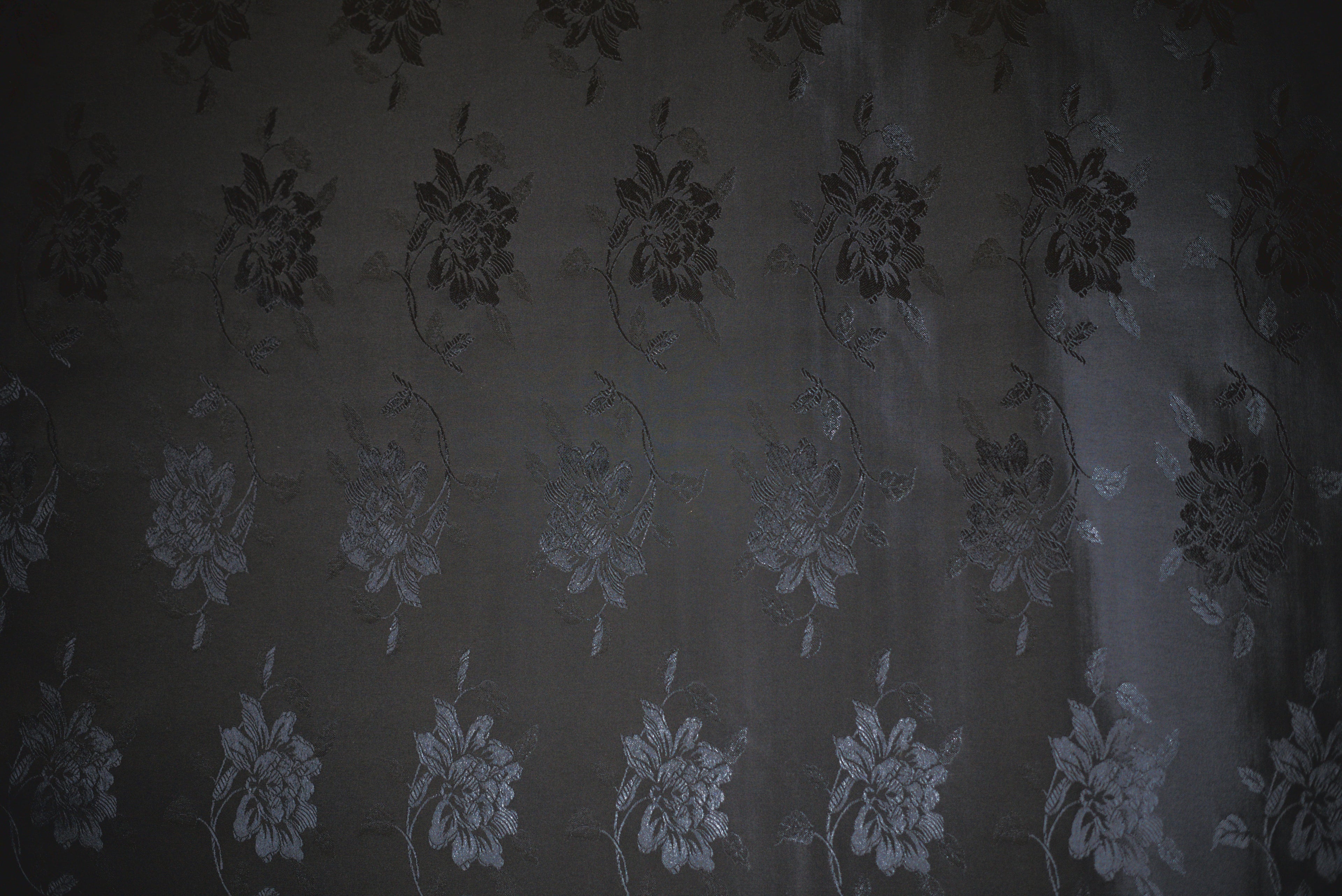 Setificato Floreale Nero  H 140 CM - 10 cm