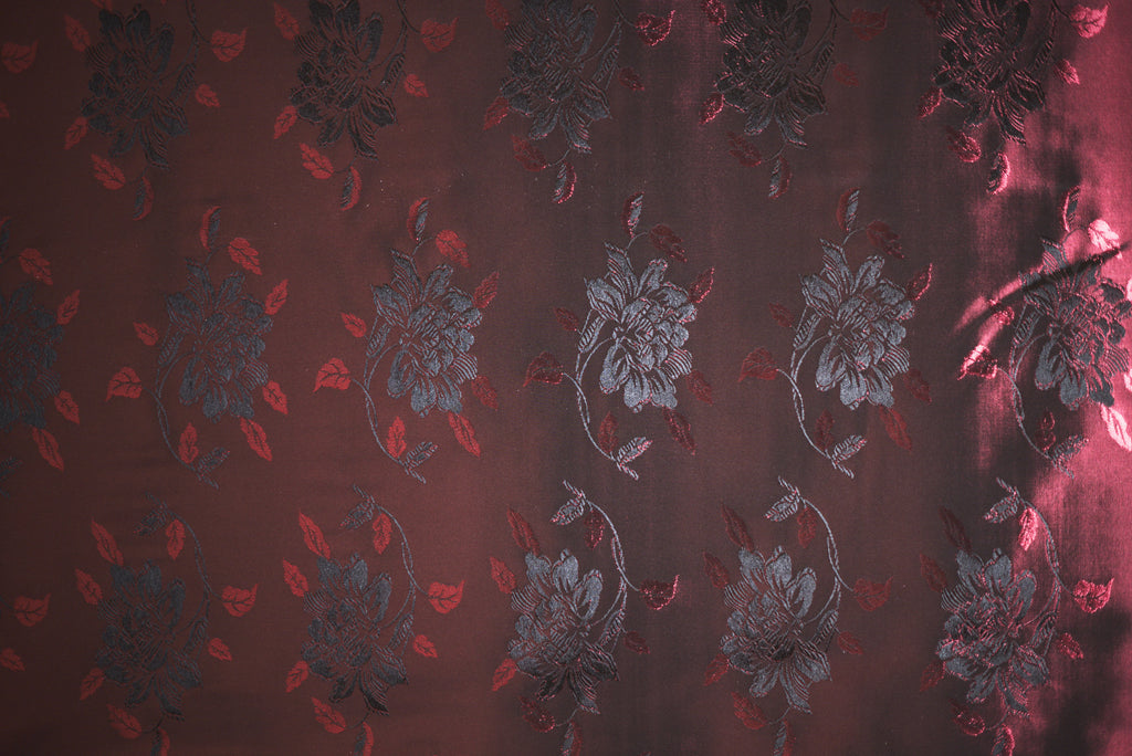 Setificato Floreale Rosso  H 140 CM - 10 cm