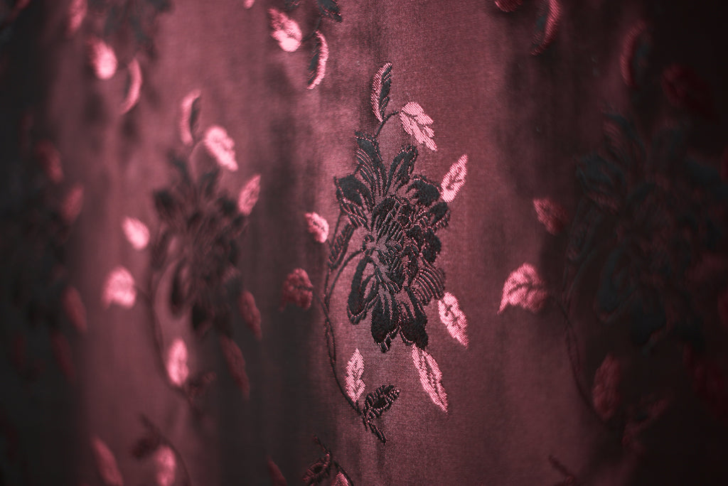 Setificato Floreale Rosso  H 140 CM - 10 cm