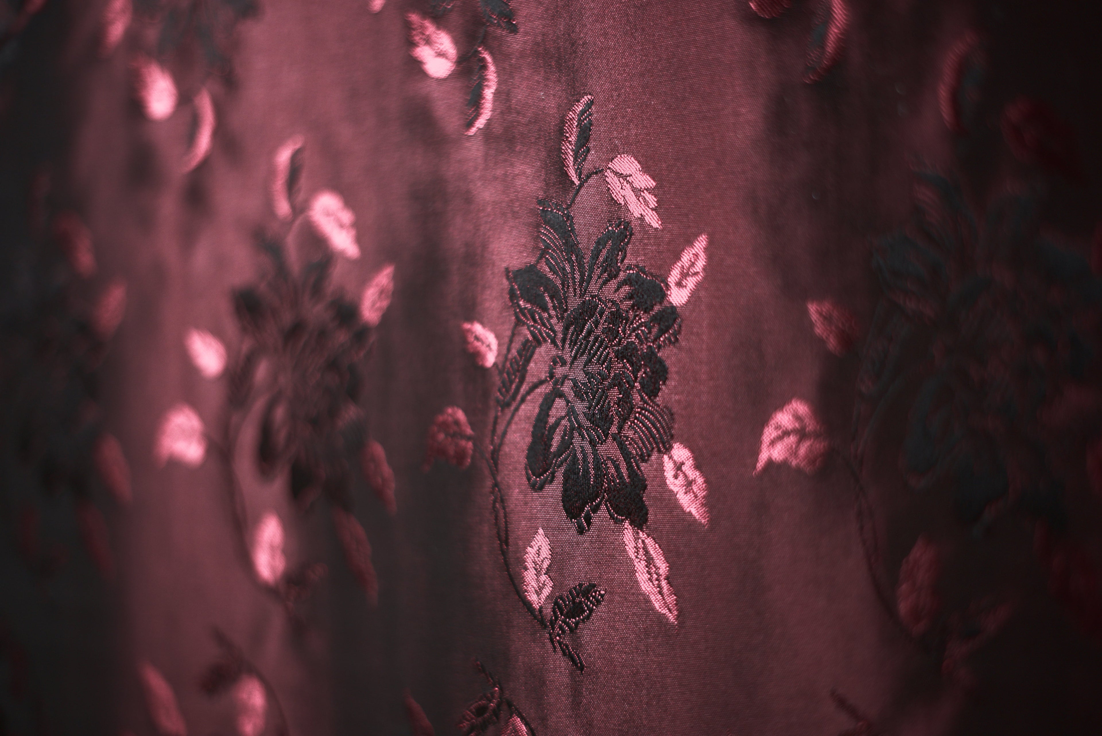 Setificato Floreale Rosso  H 140 CM - 10 cm