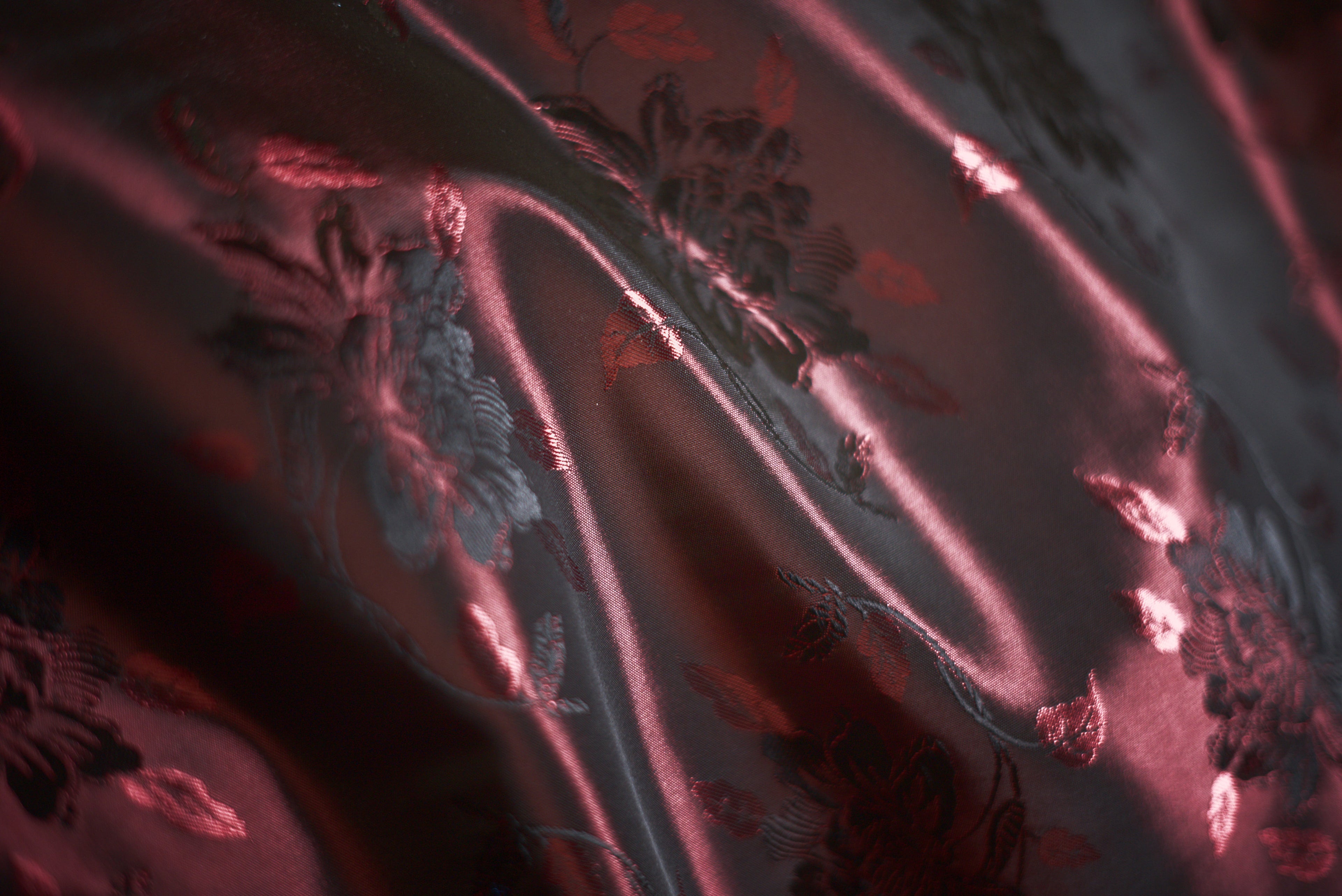 Setificato Floreale Rosso  H 140 CM - 10 cm