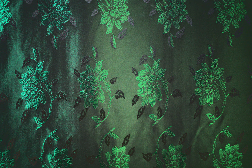 Setificato Floreale Verde  H 140 CM - 10 cm