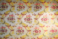 Broccato Misto Seta Ramage fondo avorio