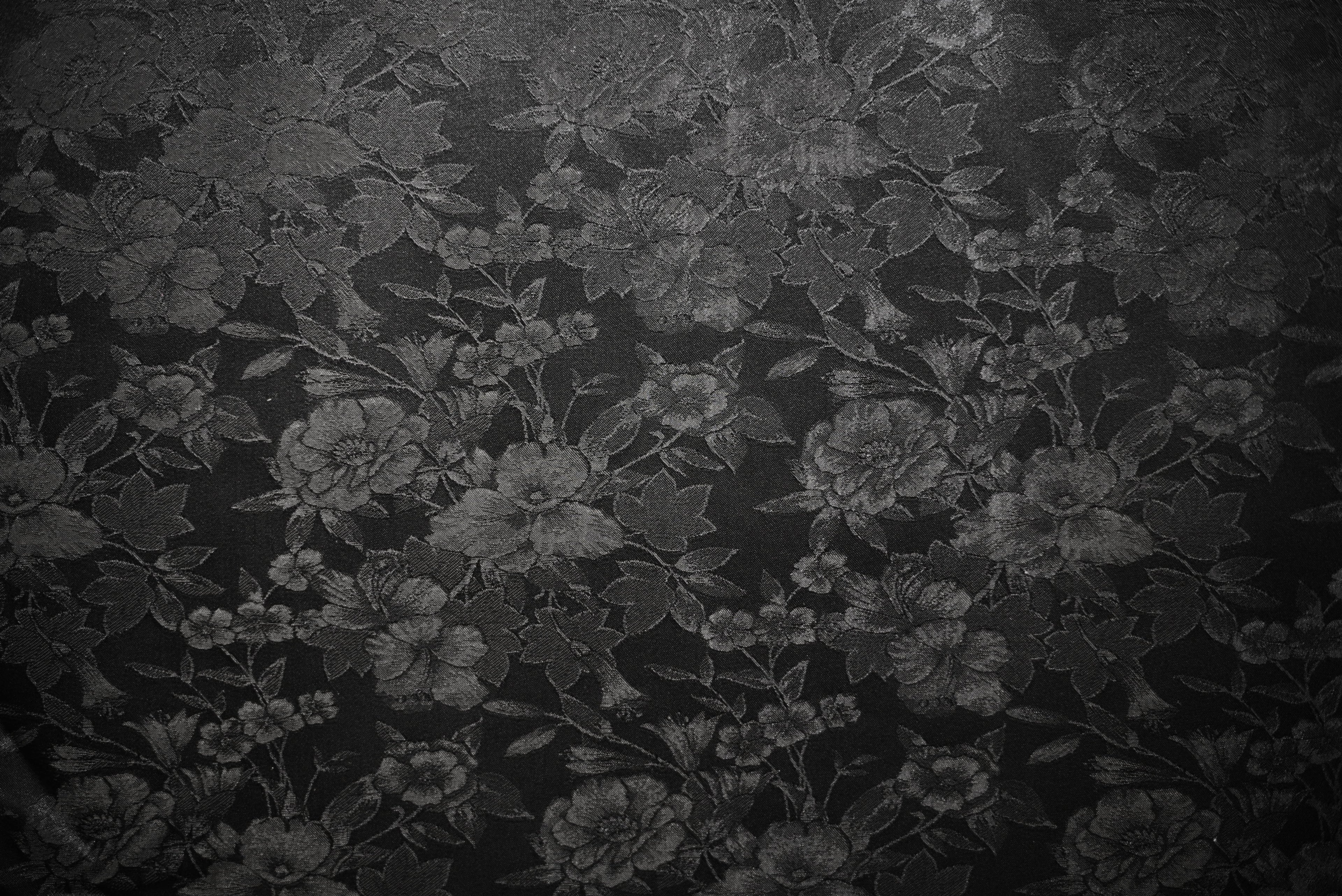 Setificato Floreale nero  H 140 CM - 10 cm