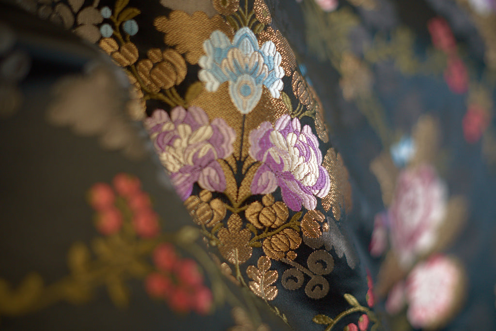 Ramage Brocade Black Background (Variant 1)