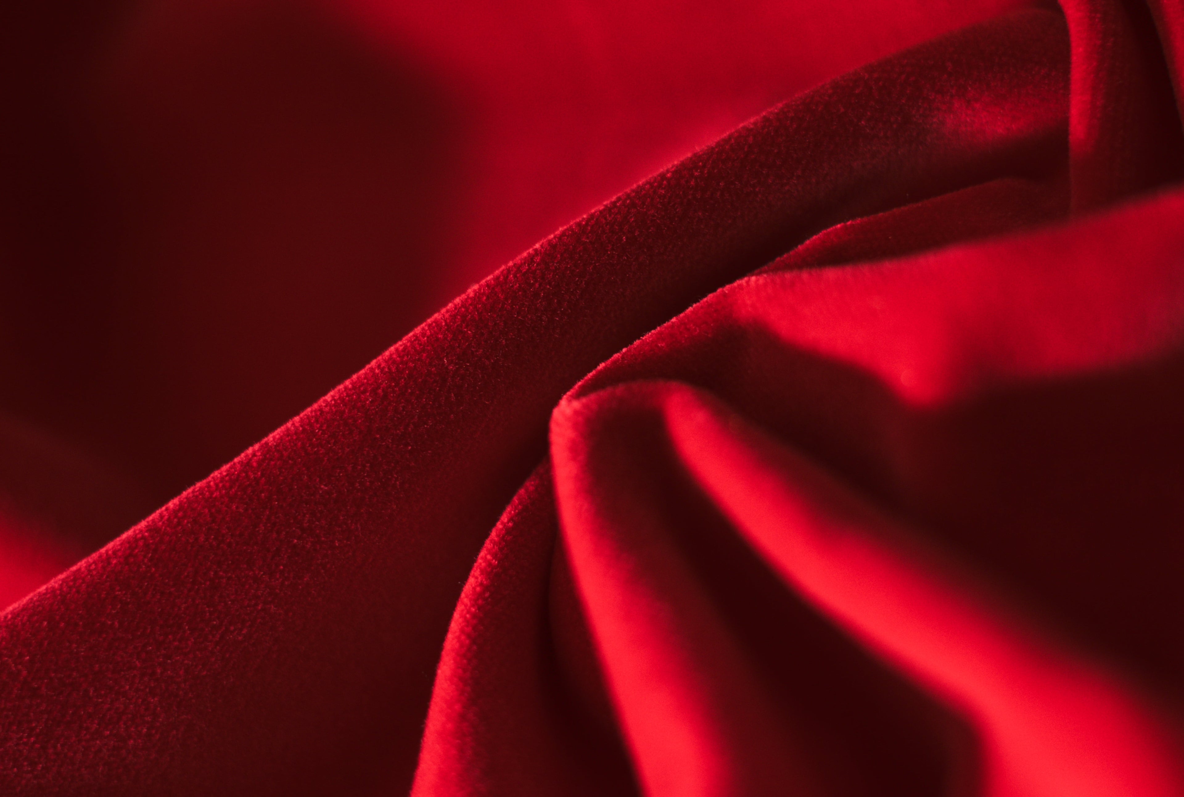 Velluto di cotone Blu  qualità suprema H 140 CM - 10 cm