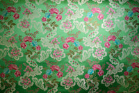 Broccato Ramage fondo verde (variante 2)