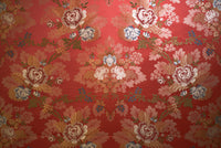 Broccato Ramage fondo rosso (variante 1)