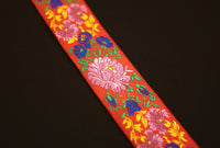 Passamaneria Broccato fondo rosso