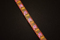 Passamaneria Broccato fondo rosso