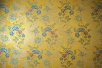 Broccato Ramage fondo giallo cromo