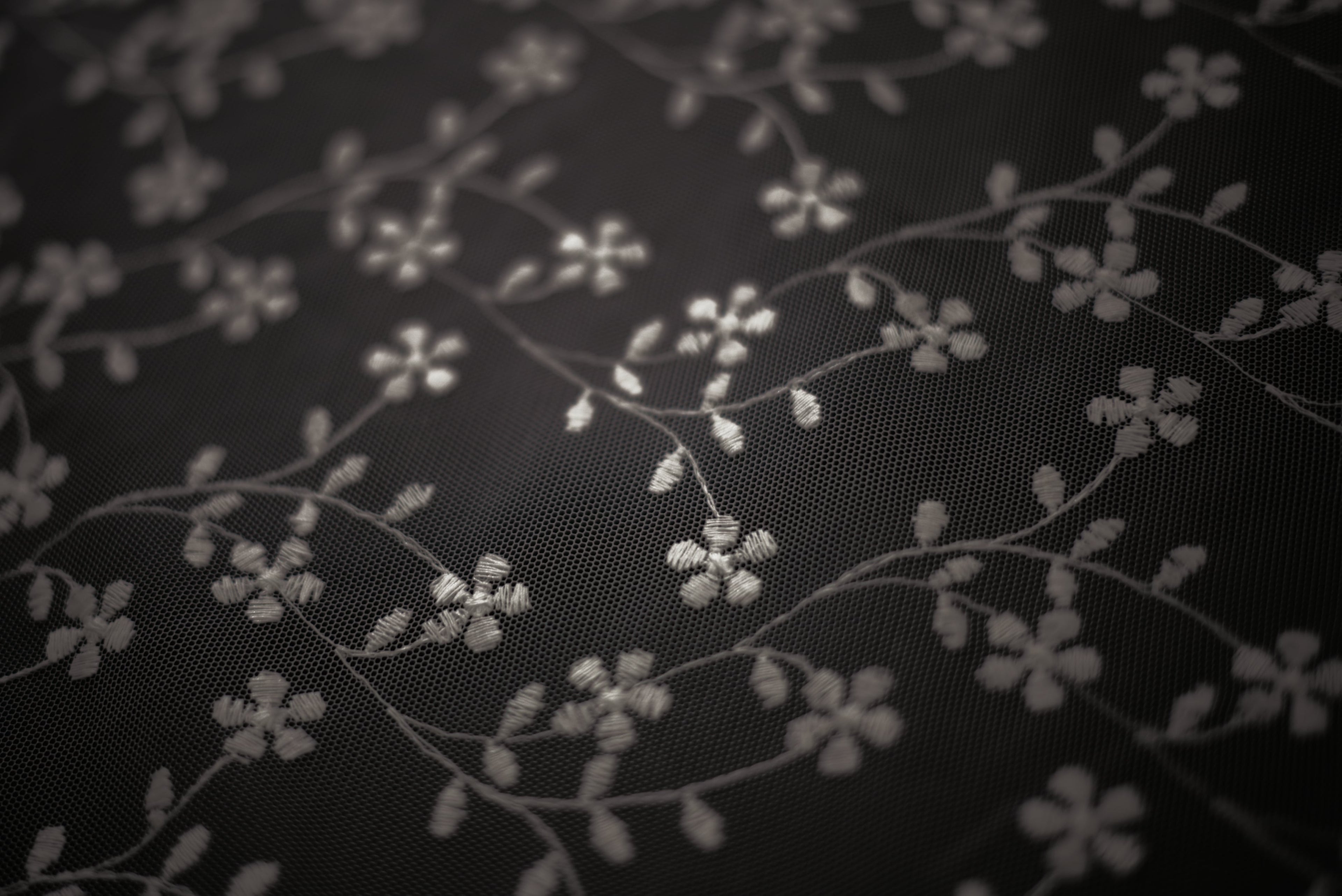 TULLE RICAMATO 2  H 60 cm  10 cm