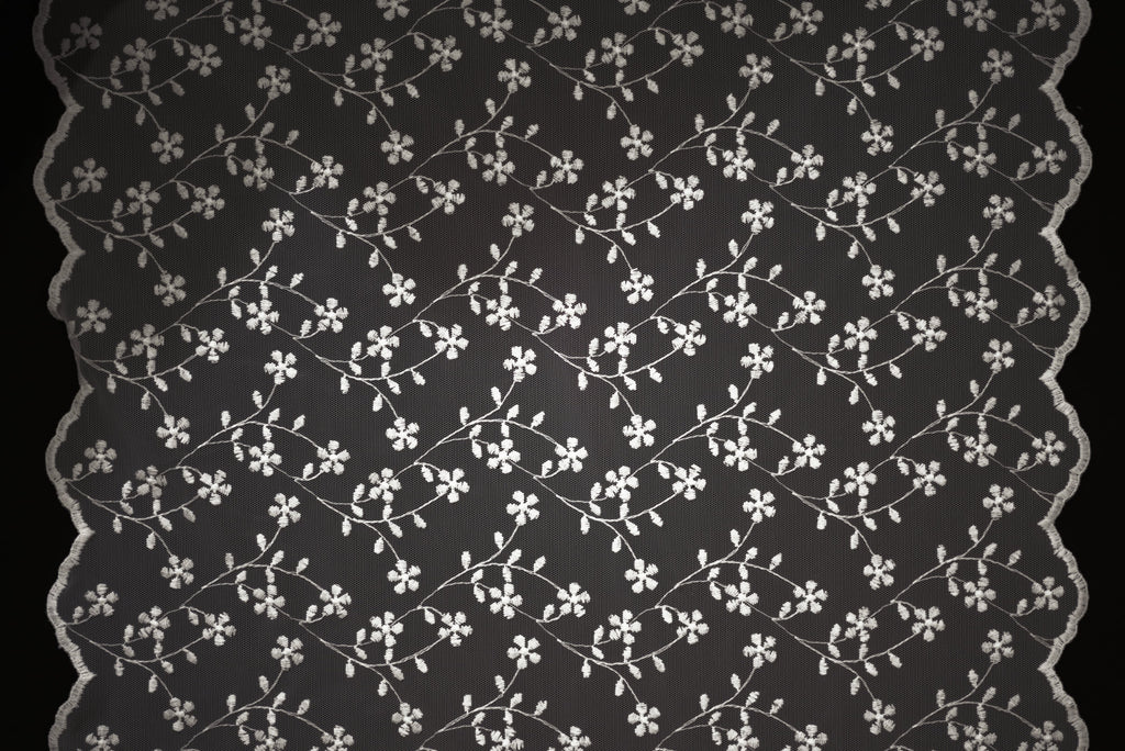 TULLE RICAMATO 2  H 60 cm  10 cm