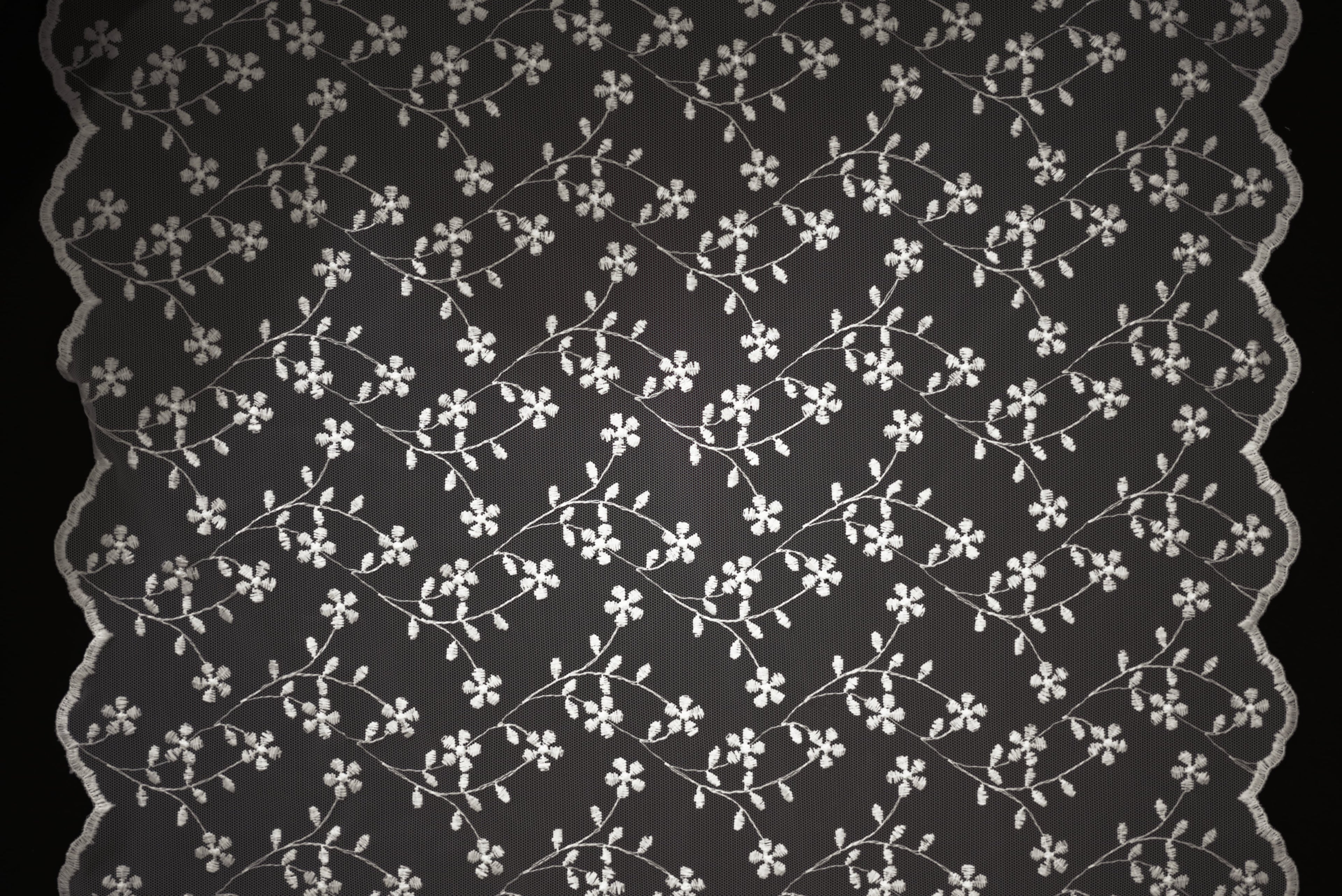 TULLE RICAMATO 2  H 60 cm  10 cm