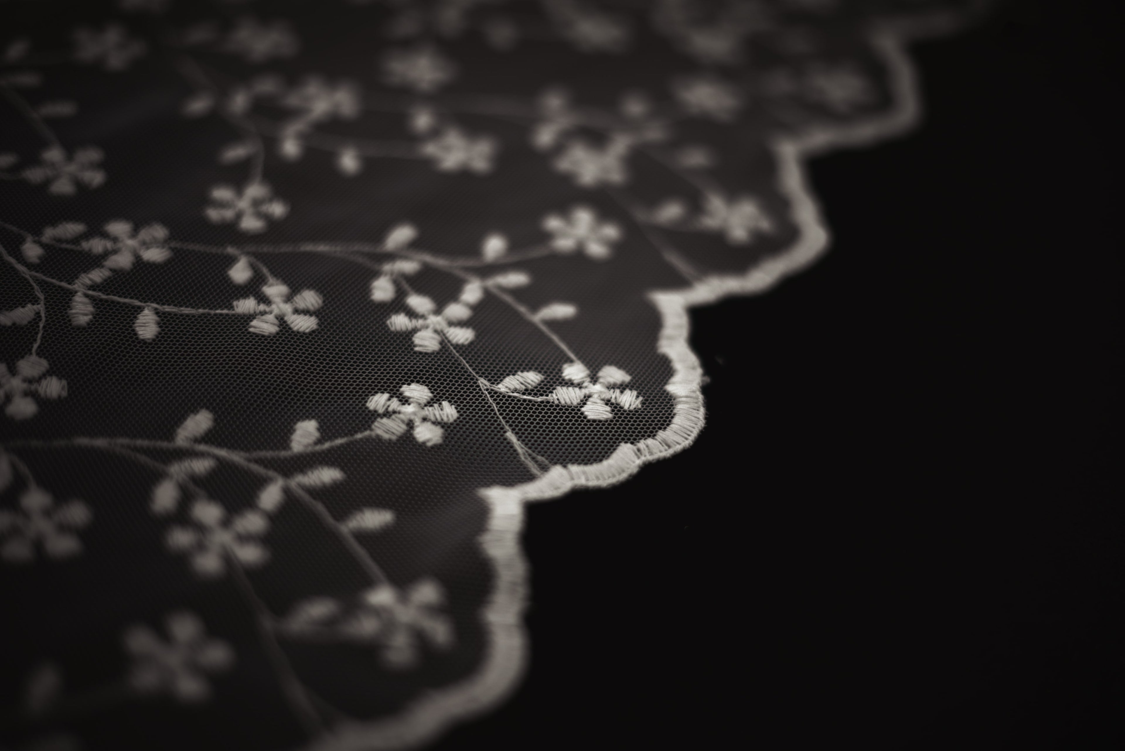 TULLE RICAMATO 2  H 60 cm  10 cm